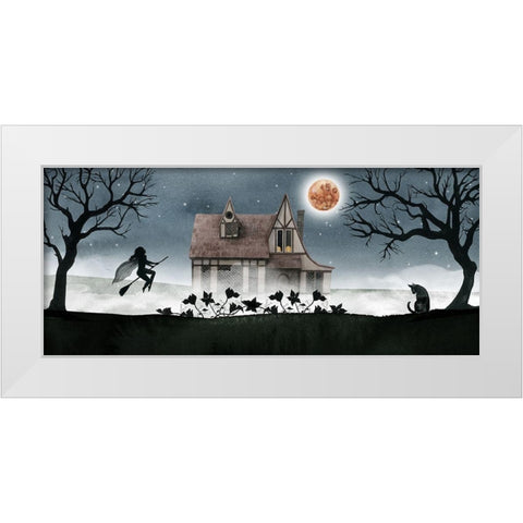 Harvest Moon Collection D White Modern Wood Framed Art Print by Popp, Grace