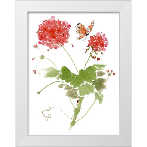 Summer Rapture II White Modern Wood Framed Art Print by Parker, Nan Rae