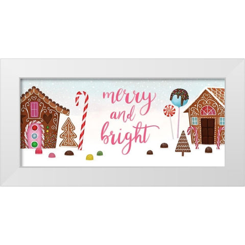 Sweet Holidays Collection D White Modern Wood Framed Art Print by Borges, Victoria