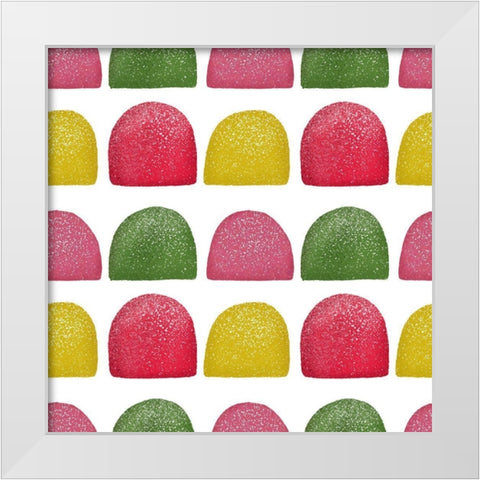 Sweet Holidays Collection I White Modern Wood Framed Art Print by Borges, Victoria