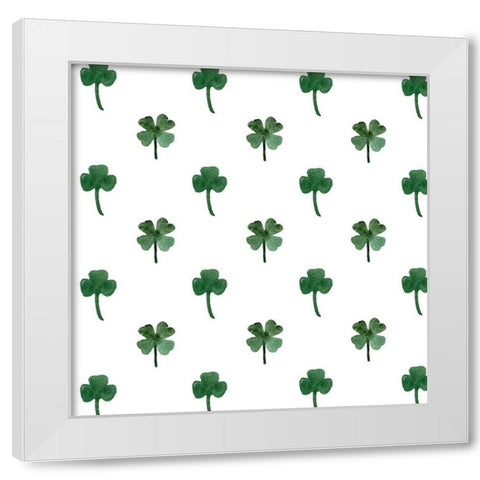 Celtic Knot Collection G White Modern Wood Framed Art Print by Borges, Victoria