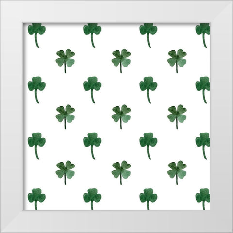 Celtic Knot Collection G White Modern Wood Framed Art Print by Borges, Victoria