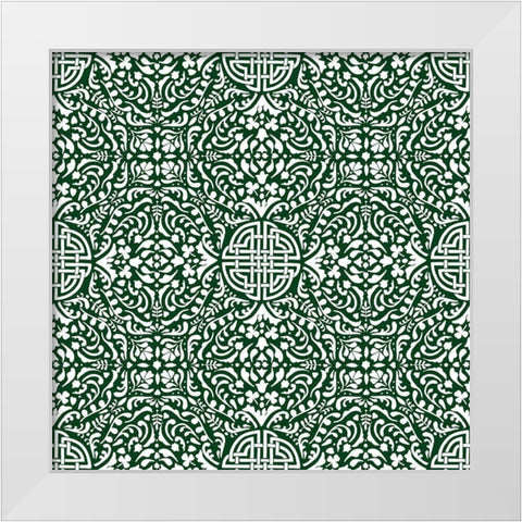 Celtic Knot Collection I White Modern Wood Framed Art Print by Borges, Victoria