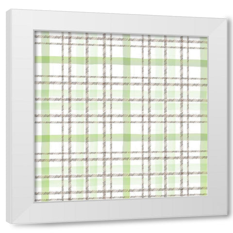 English Bunnies Collection H White Modern Wood Framed Art Print by Parker, Jennifer Paxton