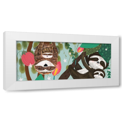 Mothers Love Collection D White Modern Wood Framed Art Print by Hernandez, Larisa