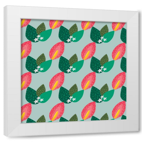 Mothers Love Collection F White Modern Wood Framed Art Print by Hernandez, Larisa