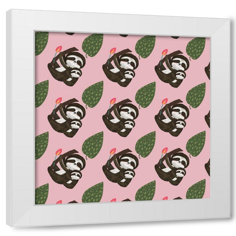 Mothers Love Collection G White Modern Wood Framed Art Print by Hernandez, Larisa