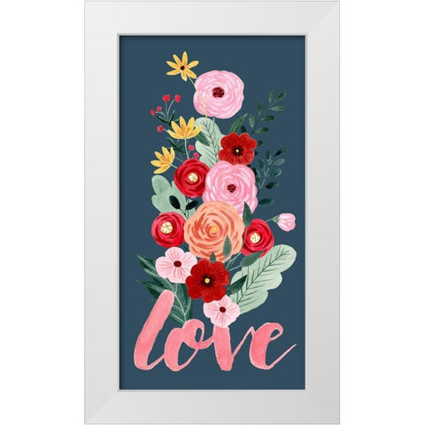 Sweet Hearts Collection B White Modern Wood Framed Art Print by Popp, Grace