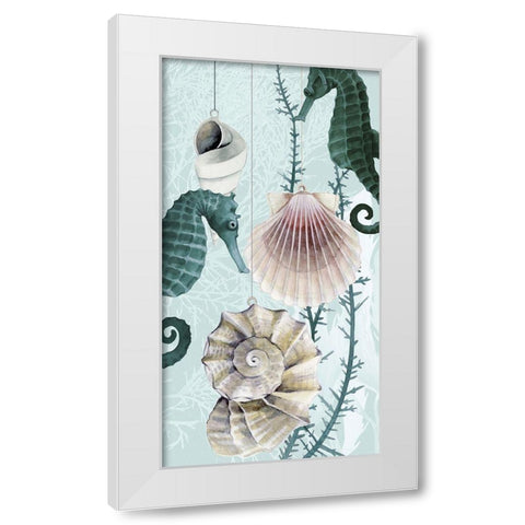 The Sea Santa Collection B White Modern Wood Framed Art Print by Popp, Grace