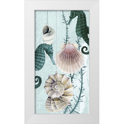 The Sea Santa Collection B White Modern Wood Framed Art Print by Popp, Grace