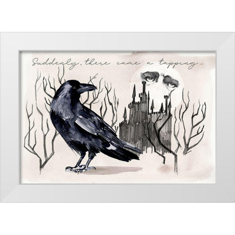 Nevermore Collection A White Modern Wood Framed Art Print by Parker, Jennifer Paxton