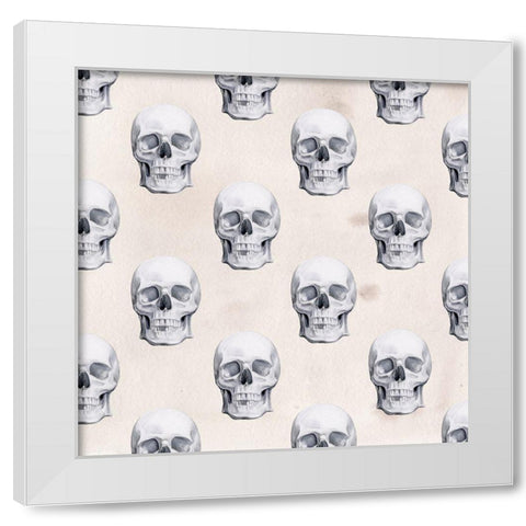 Nevermore Collection F White Modern Wood Framed Art Print by Parker, Jennifer Paxton