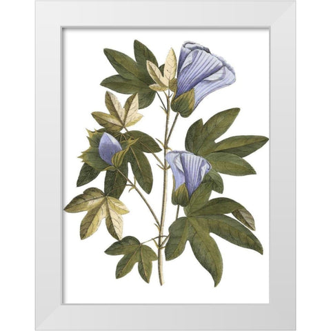 Lavender Floral II White Modern Wood Framed Art Print by Vision Studio