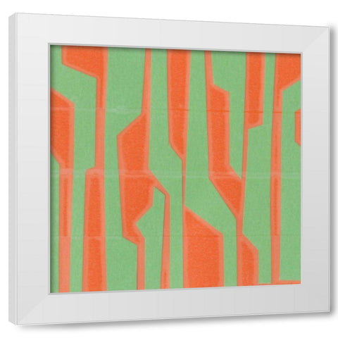 Modern Circuit I White Modern Wood Framed Art Print by McMullen, Charles