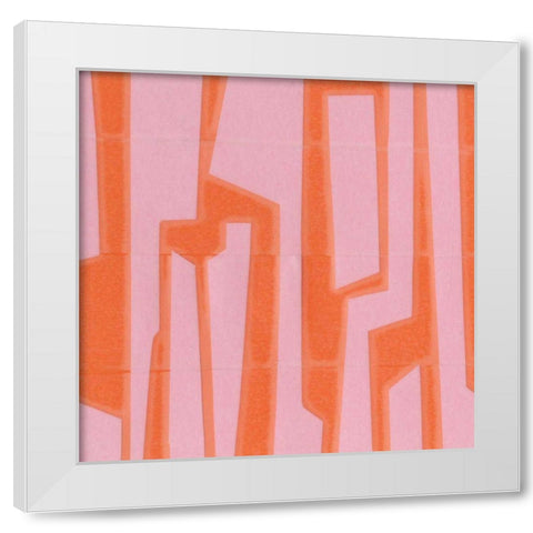 Modern Circuit III White Modern Wood Framed Art Print by McMullen, Charles