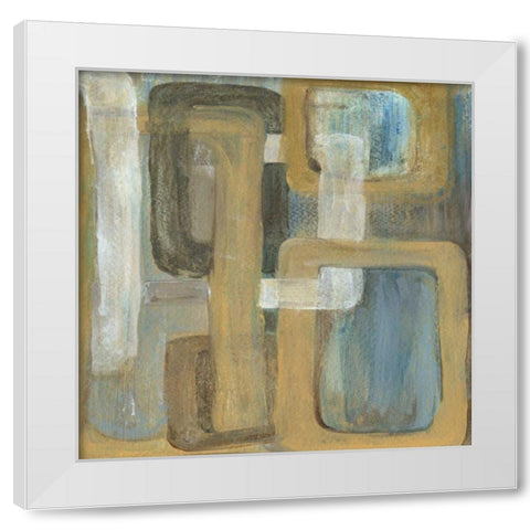 Frame Link II White Modern Wood Framed Art Print by Choate, Lisa