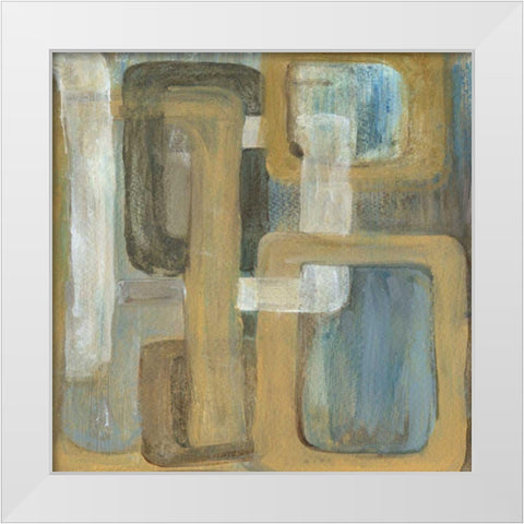 Frame Link II White Modern Wood Framed Art Print by Choate, Lisa