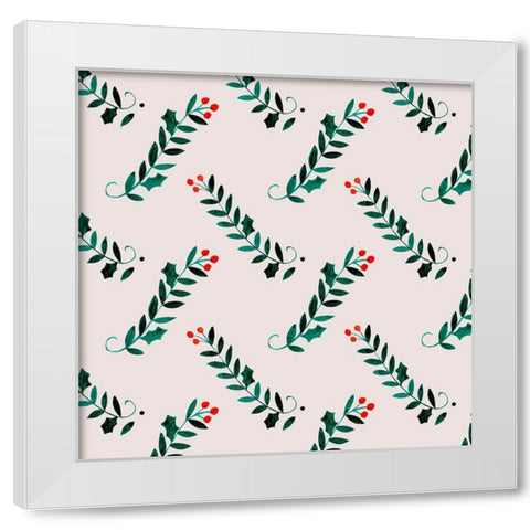 Folk Snowman Forest Collection G White Modern Wood Framed Art Print by Parker, Jennifer Paxton