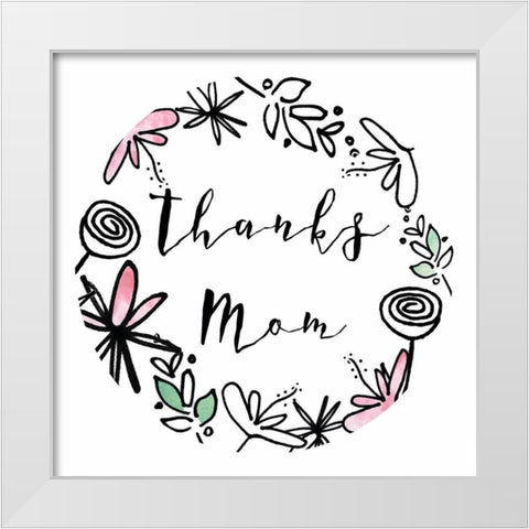 Got It From My Mama Collection C White Modern Wood Framed Art Print by Sizemore, Natalie