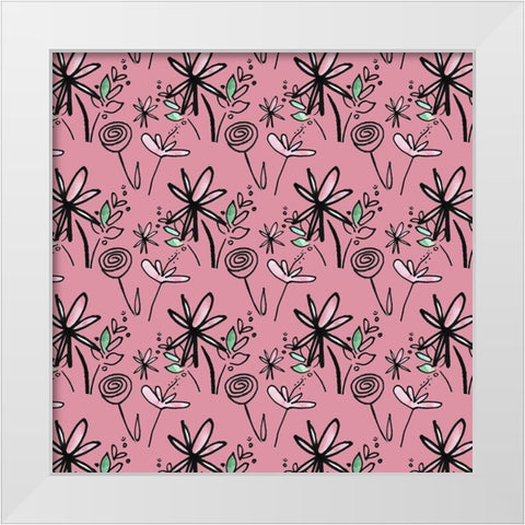 Got It From My Mama Collection H White Modern Wood Framed Art Print by Sizemore, Natalie