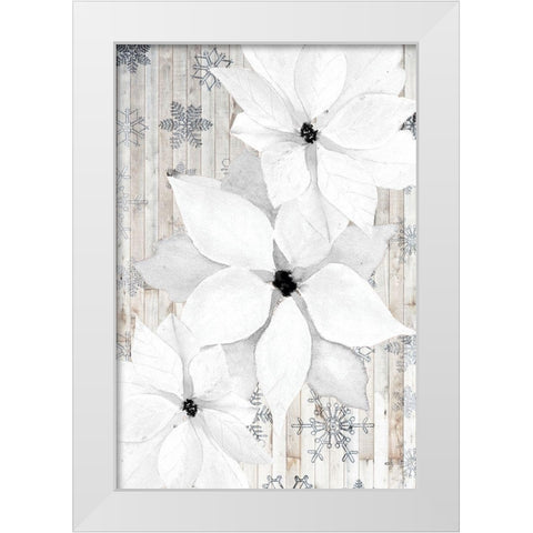Sophisticated Christmas Collection F White Modern Wood Framed Art Print by Popp, Grace