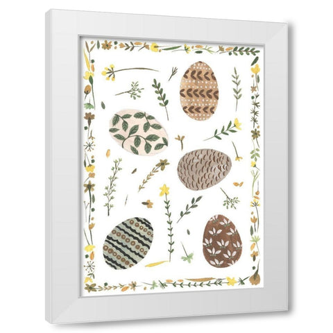 Happy Bunny Day Collection B White Modern Wood Framed Art Print by Wang, Melissa
