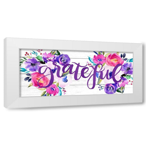 Bright Easter Bouquet Collection D White Modern Wood Framed Art Print by Parker, Jennifer Paxton