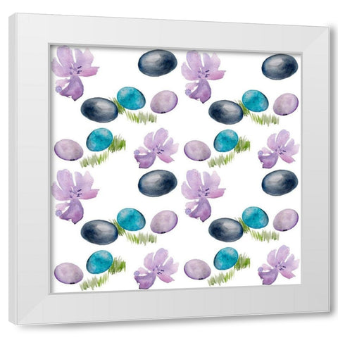 Bright Easter Bouquet Collection H White Modern Wood Framed Art Print by Parker, Jennifer Paxton