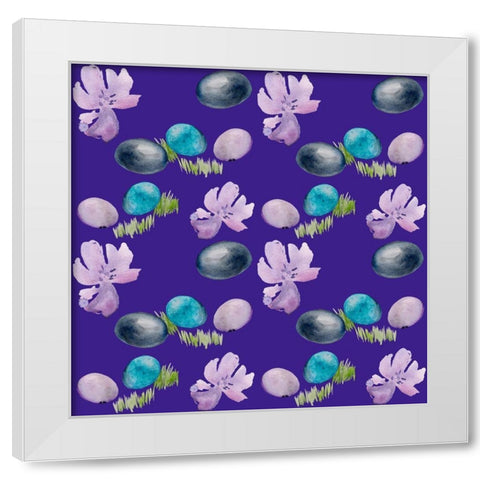 Bright Easter Bouquet Collection I White Modern Wood Framed Art Print by Parker, Jennifer Paxton