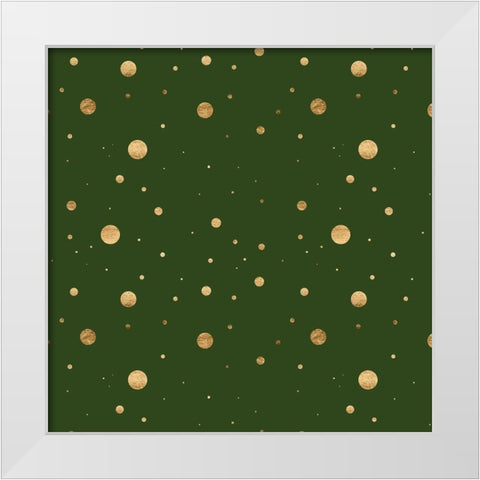 Gilded Shamrock Collection G White Modern Wood Framed Art Print by Borges, Victoria