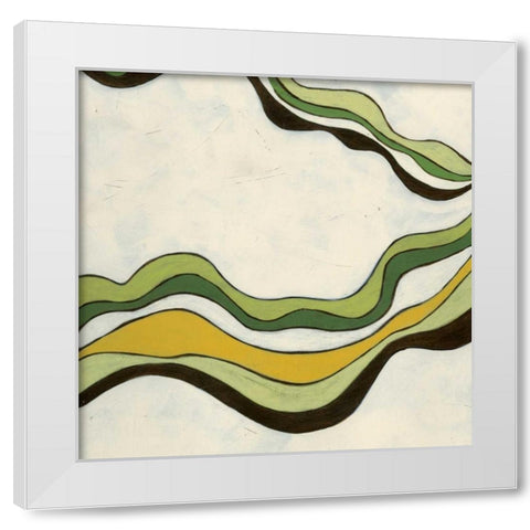 Bandeau I White Modern Wood Framed Art Print by Vess, June Erica