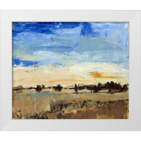 Open Range II White Modern Wood Framed Art Print by OToole, Tim