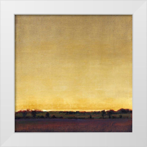 Radiant Sky II White Modern Wood Framed Art Print by OToole, Tim