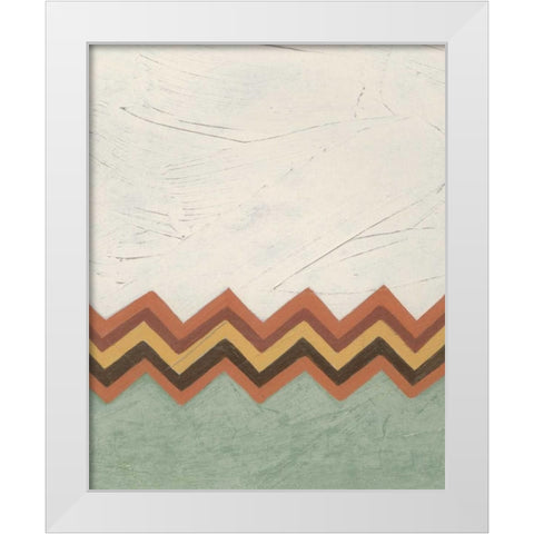 Demitasse I White Modern Wood Framed Art Print by Vess, June Erica