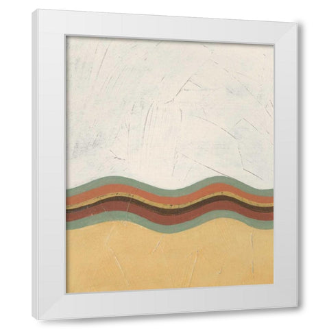 Demitasse III White Modern Wood Framed Art Print by Vess, June Erica