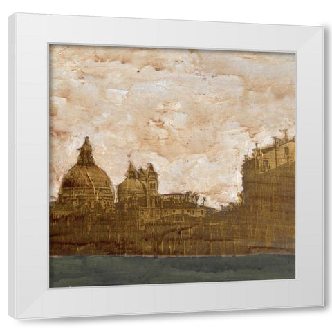 Venetian Holiday II White Modern Wood Framed Art Print by Ludwig, Alicia