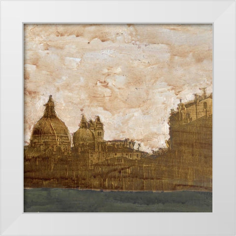 Venetian Holiday II White Modern Wood Framed Art Print by Ludwig, Alicia