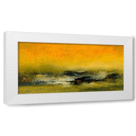 Mid Day I White Modern Wood Framed Art Print by Gordon, Sharon