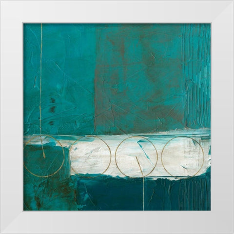 Seabound I White Modern Wood Framed Art Print by Vess, June Erica