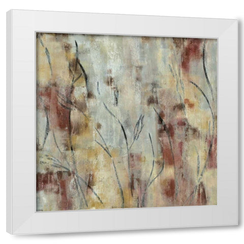 Autumn Harvest II White Modern Wood Framed Art Print by Vision Studio