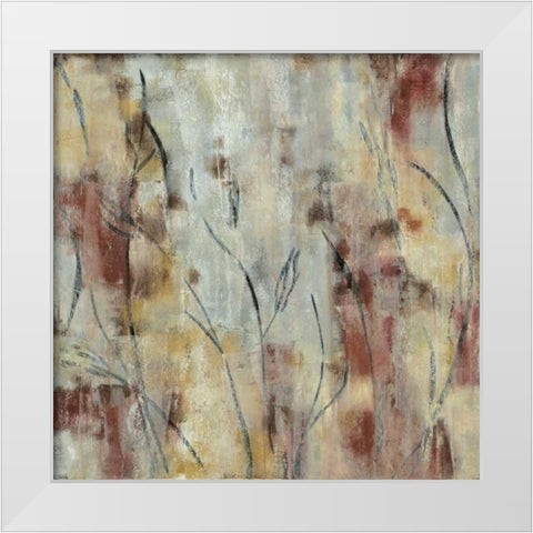 Autumn Harvest II White Modern Wood Framed Art Print by Vision Studio