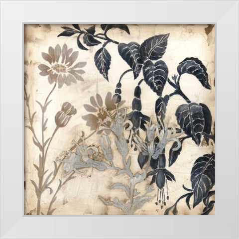 Bloom Shadows II White Modern Wood Framed Art Print by Meagher, Megan