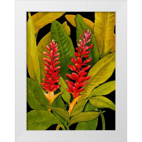 Dramatic Red Ginger White Modern Wood Framed Art Print by OToole, Tim