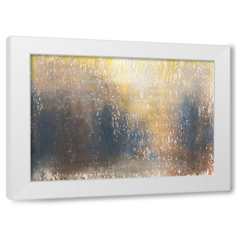 Woods Edge II White Modern Wood Framed Art Print by Johnson, Jason