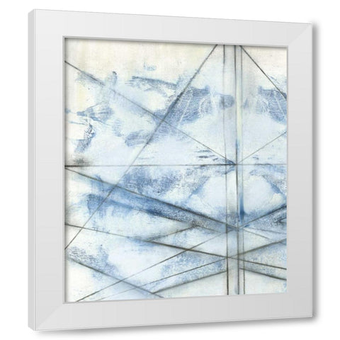 Cloud Spectrum I White Modern Wood Framed Art Print by Goldberger, Jennifer