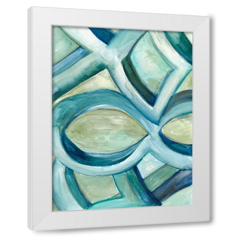 Infinite Angle I White Modern Wood Framed Art Print by Choate, Lisa