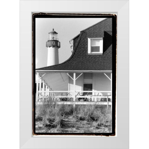 Cape May Afternoon II White Modern Wood Framed Art Print by DeNardo, Laura