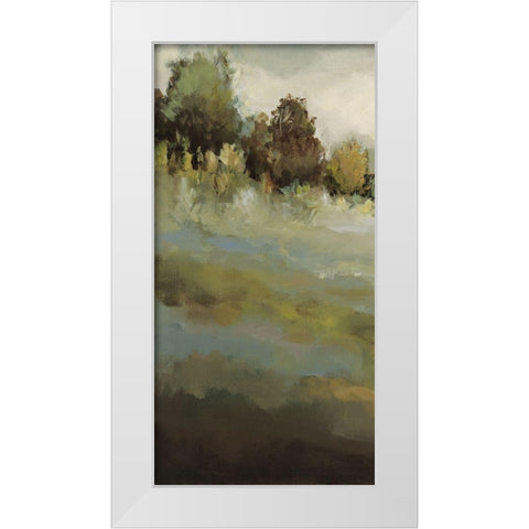 The Trail of Her Heart I White Modern Wood Framed Art Print by Long, Christina