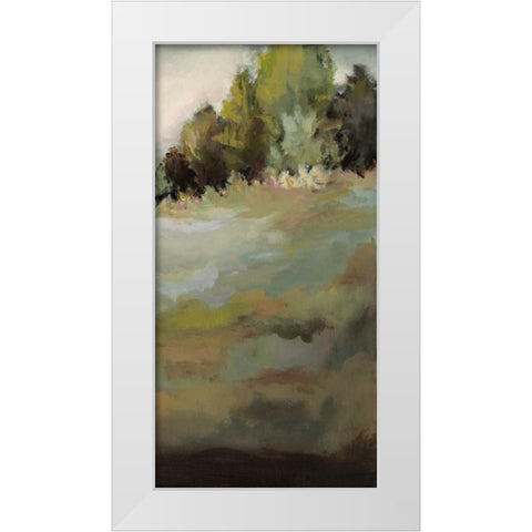 The Trail of Her Heart II White Modern Wood Framed Art Print by Long, Christina