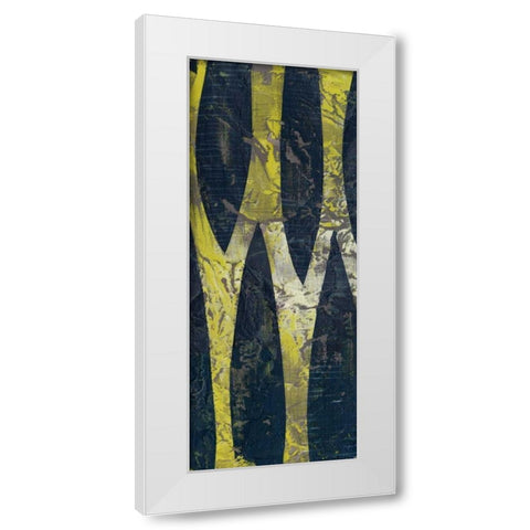 Exclusion I White Modern Wood Framed Art Print by Goldberger, Jennifer